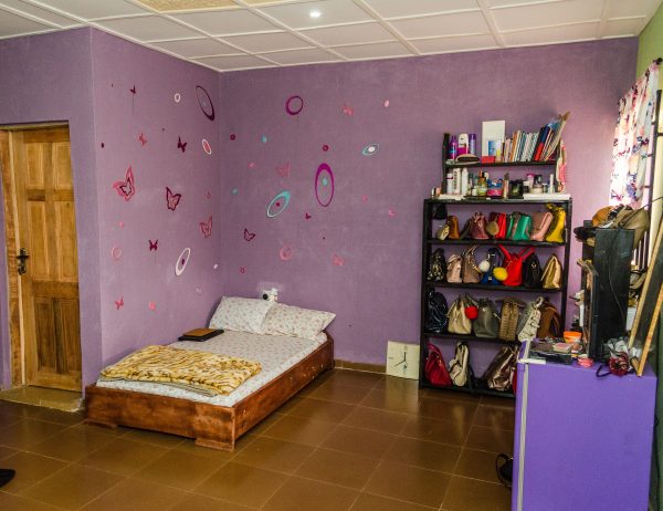 Furnished hostel interior